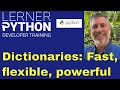 Python for non-programmers, lesson 9: Dictionaries