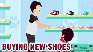 Kids Conversation - Buying New Shoes - Learn English for Kids