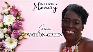 Celebrating the Life of Sonia Watson-Green