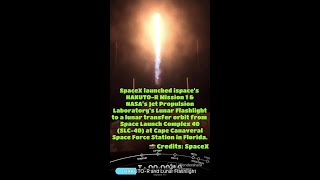 SpaceX Falcon 9 Block 5 - iSpace: HAKUTO - R Launch #shorts #viral