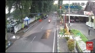 Detik detik Pelaku Penyerangan Mapolres Probolinggo Kota Ditangkap Terekam CCTV