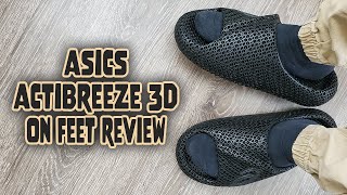 Asics Actibreeze 3D Sandal On Feet Review (1013A122 001)