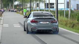 LOUD BMW M4 F82 with Decat Fi Exhaust - CRAZY Revs & Accelerations !