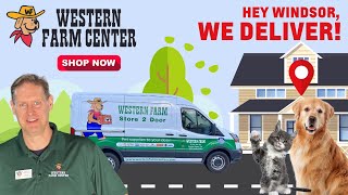 Western Farm Center Delivers Pet Food to Windsor, California