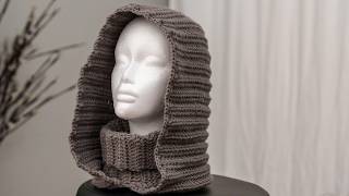 How to Crochet a Turtleneck Hood | Pattern \u0026 Tutorial DIY