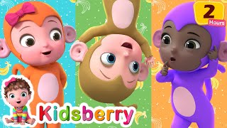 Five Little Monkey + Most Popular Nursery Rhymes & Baby Songs - Kidsberry