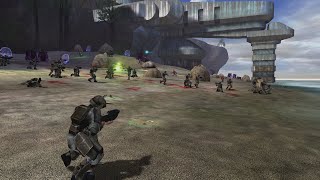 Halo 1 60 Marines Vs Legendary Ai Battle