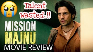 Mission Majnu Movie Review in Hindi | Spoiler Free | Sidharth Malhotra | NETFLIX