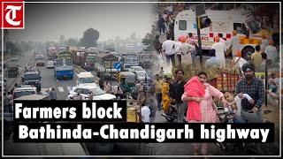 Farmers block Bathinda-Chandigarh national highway over paddy crop issue