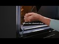 how to clean your electrolux oven manually