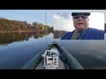 sea eagle fishskiff 16 with 55 lb thrust minnkota trolling motor on cedar lake minneapolis.