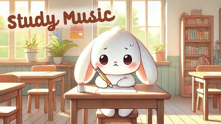 Bunny Lofi Study Music 🐇📚 2 Hour Happy Lofi Song ✨ Cute Lofi 🎧 cute \u0026 relaxing music 🍩 Lofi Hip Hop