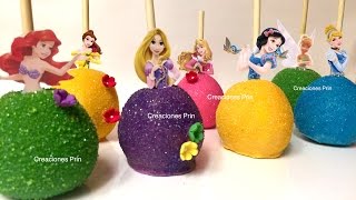 Manzanas de Princesas con Chocolate