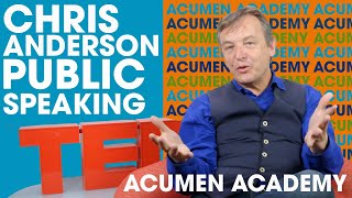 Chris Anderson's Master Class on Public Speaking — TED Curator