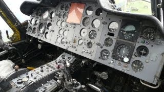 Westland Wessex helicopter cockpit