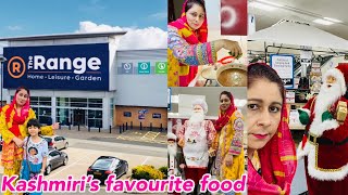 Come Shopping with Me The Range Luton || Today I Cook Kashmiri People 'S Favorite Food