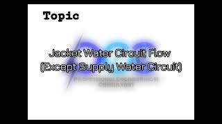 Briefly Animation of Jacket Water Circuit Flow || Jenbacher Gas Engine || Jenbacher 320 || Engines