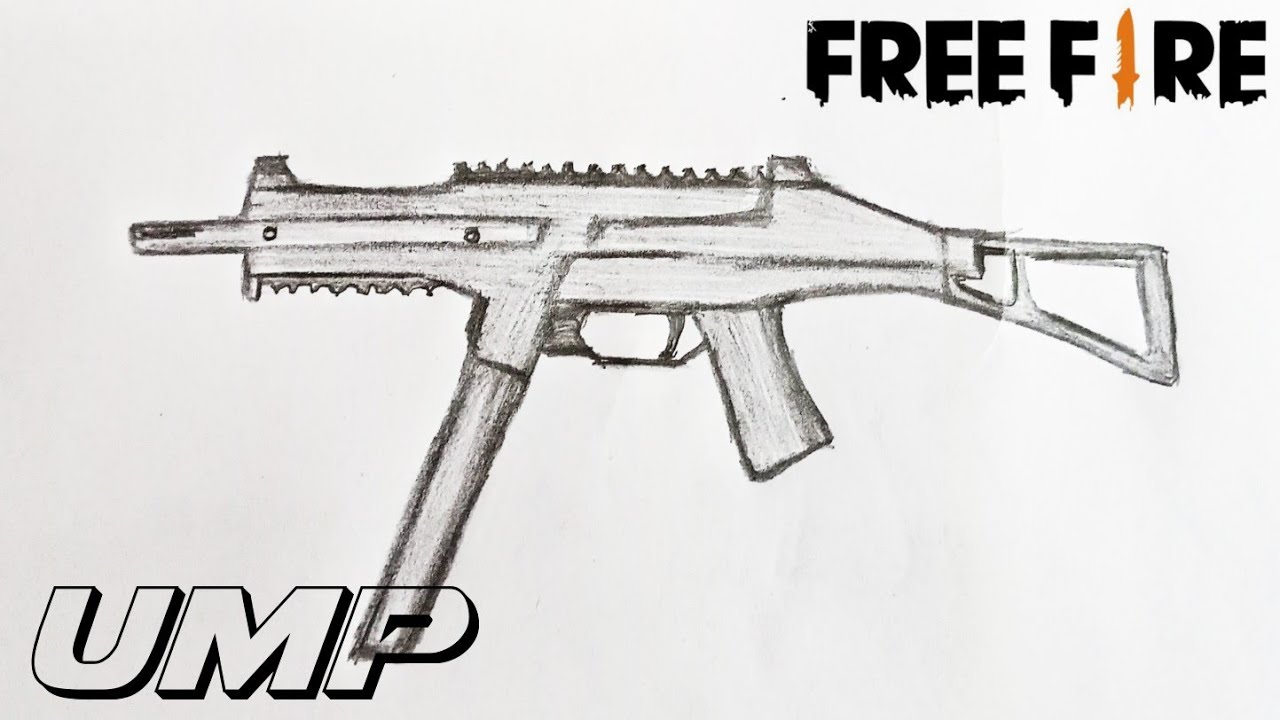 How To Draw Fire Gun
