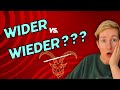 Wieder, wider oder Widder? | Aussprache & Wortschatz | Deutsch B1 B2 C1 | Deutsch mit Marija