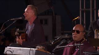 Stevie Wonder & Sting   United Nations Concert   Fragile