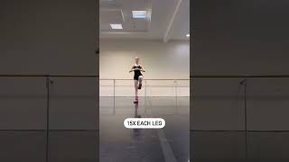 ballet dancer work out