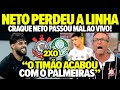 CRAQUE NETO SAIU DO CONTROLE COM CORINTHIANS 2X0 PALMEIRAS! TIMÃO PASSOU POR CIMA DO PORCO!