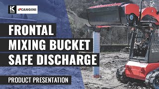 Frontal Mixing Bucket Safe Discharge | Cangini Benne