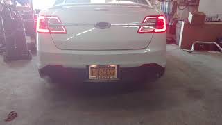 Taurus SHO muffler delete with PPE catted down pipes and "J" pipes