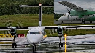 1 Departure \u0026 Arrival - Widerøe Dash 8-100 \u0026 300