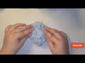 노토킹 asmr 눈꽃 슬라임 만들기 making snowflake slime 雪花スライム作り。 notalking