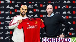 Amrabat finally signs Manchester United Ten Hag contract confirms it