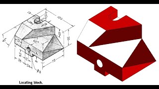 Locating Block in SolidWorks | SolidWorks Tutorial | Part Design | Part No. #31