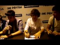 One Direction distracted by hot fan