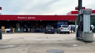 Gas station employee's statement of alleged events leading up to video