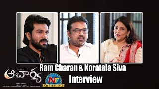 Ram charan & Koratala Siva Interview About Acharya Movie | Chiranjeevi | NTV Ent