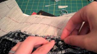 Sewing a Catch Stitch by Hand Tutorial, Lady Grey Coat Sew Along with Gertie