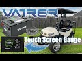 Vatrer 48v 105ah Lithium Golf Cart Battery Kit | Touch Screen Color Display Gauge