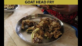 தலைகறி சமைத்தால் இப்படி சமைக்கணும் |  Goat Head fry | Thala Kari varuval