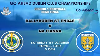 SFC 1 S/F - Ballyboden St Endas v Na Fianna