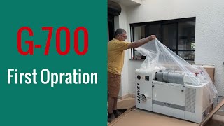 Harvey G700 Unboxing and first operation