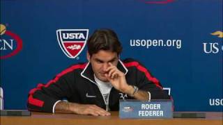 2009 US Open Press Conferences: Roger Federer (Semifinals)