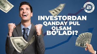 Investordan qanday pul olsam bo'ladi?