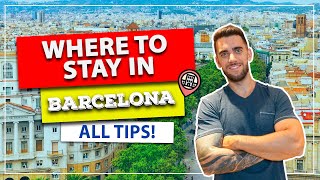 ☑️ Where to stay in BARCELONA! The best neighborhoods and regions! And how to save big on hotel!