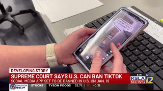 Supreme Court says the U.S. can ban TikTok