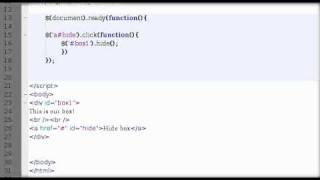 Tutorial: Basic Show and Hide with jQuery