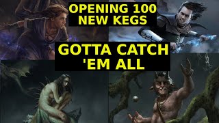 GWENT l OPENING 100 NEW PRICE OF POWER KEGS - LEGENDARY CARDS?!