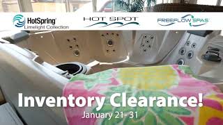 Home Oasis January 2025 Hot Tub Clearance Sale