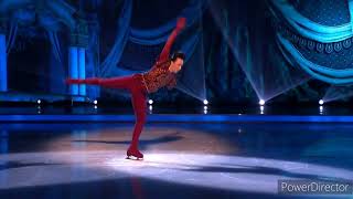 Johnny Weir skating in Dancing On Ice (Musical Week) (11/2/24)