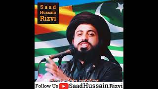 No one gave the position that Amirul Mujahideen gave for Kashmir.Hafiz Saad Hussain Rizvi#SaadRizvi