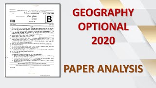 Geography Optional 2020 - Paper Analysis | UPSC IAS